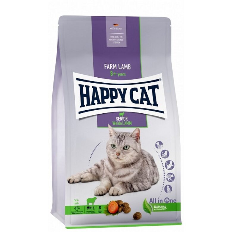 Happy Cat Senior Weide-Lamm 1,3 kg